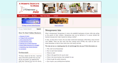Desktop Screenshot of mompreneurasia.com